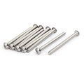 Uxcell M5x70mm 304 Stainless Steel Button Head Hex Socket Cap Screws Bolts 10pcs
