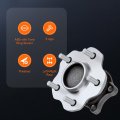 Ocpty New Wheel Hub Bearings Rear Replacement Fit For Nissan Altima 2002-2006 Maxima 2004-2008 Quest 2004-2009 5 Lugs 512201