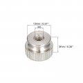 Uxcell Knurled Thumb Nuts 10pcs M4 X D13mm H9mm Carbon Steel Nut With Collar High Head Blind Hole For 3d Printer Parts