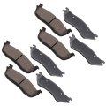 Brake Pad Sets 8pcs Ford Expedition 1997-2002 For F-150 1999-2003 Heritage 2004 F-250 1998-1999 Lincoln For Navigator 1998-2002 