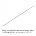 Uxcell Hss High Speed Steel Extra Long Twist Drill Bits 3 2mm Diameter 200mm Length For Hardened Metal Woodwork Plastic