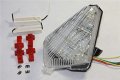 Smt-led Tail Brake Light Turn Signals Compatible With Yamaha Yzf R1 Yzfr1 2007 2008 Clear B00rue2w6o