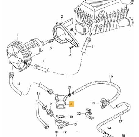 Pierburg Combi Valve 06a131351d