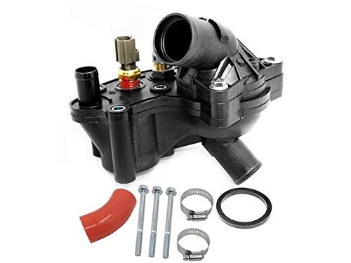 Marketplace Auto Parts Engine Coolant Thermostat Housing Assembly Kit With Sensors Gaskets And Bypass Hose Compatible 1997-2001