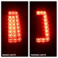 Acanii For 2003-2006 Chevy Silverado 1500 2500hd 3500hd Chrome Housing C Stirp Led Tail Lights Brake Lamps Left Right