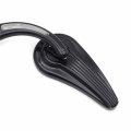 Httmt Mt382c- Motorcycle Black Raindrop Side Racing Mirrors Compatible With 1982-2016 H-d Street 500 750 Low Rider Superlow