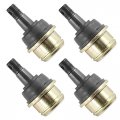 Caltric 4 Lower And Upper Ball Joints Compatible With Can-am Renegade 800 800r 4x4 2007 2008 2009 2010 2011