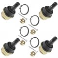 Caltric 4 Lower And Upper Ball Joints Compatible With Can-am Renegade 800 800r 4x4 2007 2008 2009 2010 2011