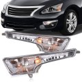 Turn Signal Lights Replacement With Bulbs For Nissan Altima 2013 2014 2015 2016 Front Left And Right Sides Clear Lens 