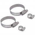 Aintier 1746 Radiator With Universal Oil Hose Clamps Kit 8-10mm 27-51mm 4pcs Fitment For 1994-1995 L-exus Es300 1995-1999