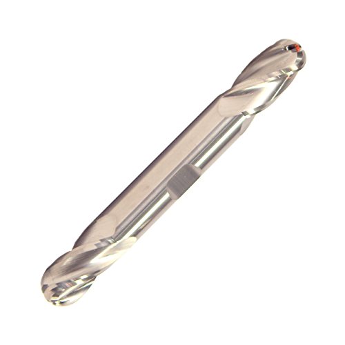 Drill America Mmo1 8-4fde-st-bn Solid Carbide End Mill Polished Finish Flute Ball 4 Cutting Length Diameter 2 1 8 Shank Pack Of
