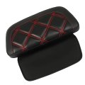 Passenger Backrest Pad Red Stitching Replacement For Electra Glide Classic Flhtcu 2014-2019 
