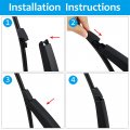 X Autohaux Rear Windshield Wiper Blade Arm Set For Vw Touareg 02-10