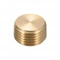 Brass Pipe Fitting Hex Counter Sunk Plug 1 2npt Male Socket Drive Countersunk Plugs