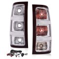 Tail Light Assembly For 2007-2014 Chevy Silverado W Single Rearheels Fit 2012-2014 1500 2500 3500 Dual Rearwheels Fit 2007-2009 