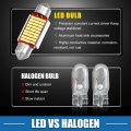 A Absopro Festoon Led Bulbs White Bright 36mm 6418 6411 De3425 C5w De3423 Error Free Canbus 27smd 3014 Chipsets R Dome Map Door