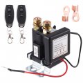 1 Set 12v Car Battery Disconnect Switch Remote Kill With 2 Wireless Keys Control 160ft Isolation Anti-theft For Rv Truck Atv 