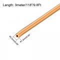 Uxcell Refrigeration Tubing 32 Od X 3 64 Id 9 8 Ft Soft Coil Copper