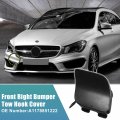Uxcell Unpainted Front Right Bumper Tow Hook Cover For Mercedes-benz Cla-class W117 C117 Coupe 2012-2015 Eye Cap No A1178851222