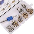 39pcs Air Conditioning Valve Core A C R12 R134a Refrigeration Tire Stem Cores Remover Tool
