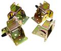 4x Iron Locking Folding Table Chair Leg Brackets Hinge Self Lock Foldable Hinges 