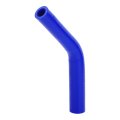 1 Pcs 16mm 0 63 -22mm 87 Id 120mm 4 72 Length 45 Degrees Blue Car Silicone Hose Coolant Universal 