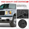 Auto Dynasty Oe Style Smoked Bumper Driving Fog Light Lamps W Wiring Harness Compatible With Gmc Sierra 1500 2500hd 3500hd
