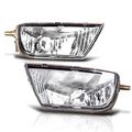 Clear Lens Fog Light Lamps Toyota Sienna 1998-2003 W Wiring Kit Pair Bumper