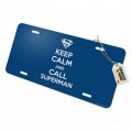 Graphics More Superman Keep Calm And Call Novelty Metal Vanity Tag License Plate