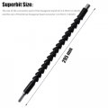 Super Bit Superbit Screwdriver Flexible Drill Extension Shaft Bits Red 1 Pcs