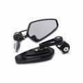 Semt-motorcycle Universal Motorcycle 1 25mm Handle Bar End Rearview Side Mirrors Cnc Aluminum B074mn6r8x