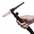 Tig Welding Torch Wp-17fv Gas-valve Head Flexible Air-cooled Complete With 12-ft Cable