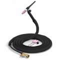 Tig Welding Torch Wp-17fv Gas-valve Head Flexible Air-cooled Complete With 12-ft Cable 