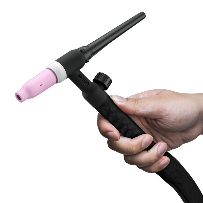 Tig Welding Torch Wp-17fv Gas-valve Head Flexible Air-cooled Complete With 12-ft Cable