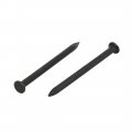 Uxcell Hardware Nails 2-inch Length Carbon Steel Point Tip Wall Cement Black 60pcs