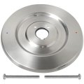 Stainless Steels Escutcheon Compatible For Most Chateau One-handle Tub Shower Faucet Sets Valves Using Threaded Escutcheons 