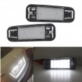 Nslumo Led License Plate Light Assembly For 2006-2011 Kia Rio 5 Hatchback Oem Fit Replacement Xenon White 18-smd Number Tag