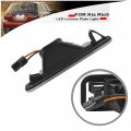 Nslumo Led License Plate Light Assembly For 2006-2011 Kia Rio 5 Hatchback Oem Fit Replacement Xenon White 18-smd Number Tag