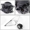 Auto Dynasty Fog Lights Assembly Compatible With 2013-2016 Scion Frs Lamp Replacement Driver Passenger Side Clear Lens