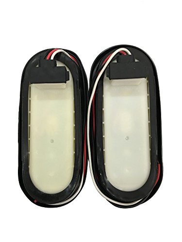 2 Pack MaxxHaul 80684 6 Submersible Oval LED Stop/Turn Trailer Tail Light