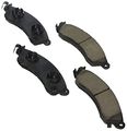 16-412 Z16 Evolution Front Ceramic Brake Pads Low Dust Formula With Thermal Scorched Surfaces For Fast Break In 