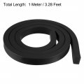 Uxcell Solid Rectangle Rubber Seal Strip 15mm Wide 10mm Thick 1 Meter Long Black