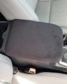 Car Console Covers Plus Designed For Subaru Outback 2020-2024 Fleece Center Armrest Cover Protector Black