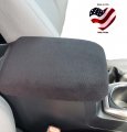 Car Console Covers Plus Designed For Subaru Outback 2020-2024 Fleece Center Armrest Cover Protector Black