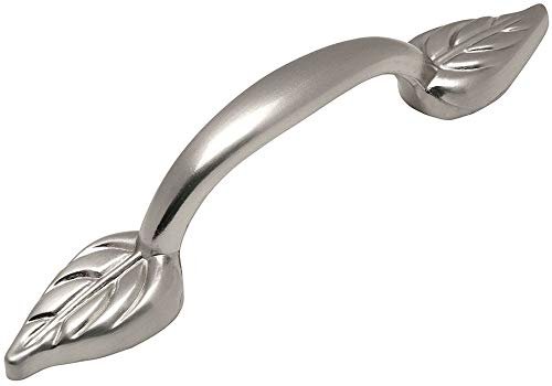 Cosmas 25 Pack 8974sn Satin Nickel Cabinet Hardware Handle Pull 3 Inch 76mm Hole Centers