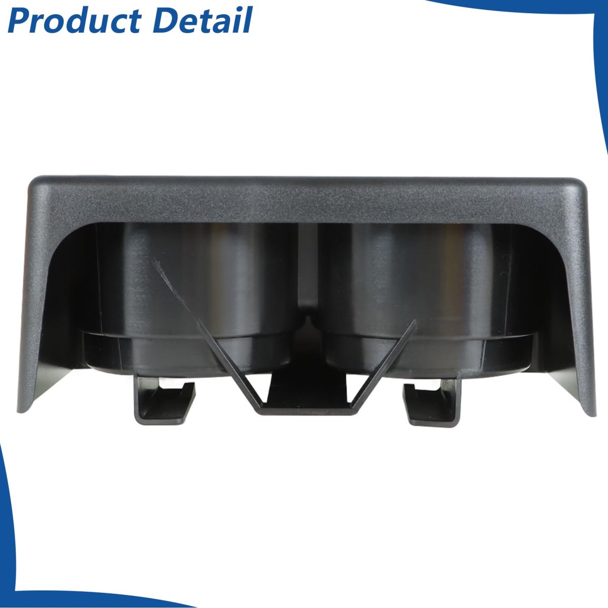 Front Cup Holder Replacement For Colorado And Canyon 2004 To 2012 Black Plastic Console Part Number 19256630