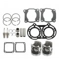 Wflnhb Gaskets Kit Bearings Stock Standard Bore Pistons Replacement For Yamaha Banshee 350 Yfz350 1987-2005 2006
