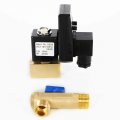 Automatic Electronic Timed Air Compressor Drain Valve Ac 110v 1 2 Compressors Way Adjustable With Power Cable