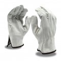 Cordova 8212m Beige Grain Cowhide Driver Gloves Unlined Shirred Elastic Back Keystone Thumb Medium 12-pack 