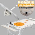 Table Saw Miter Gauge System High Beveling Locking Mechanism Aluminum Alloy Precise And Fence For Woodworking Tool Measure